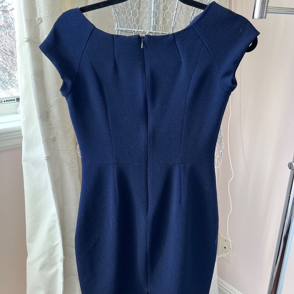 Debbie Shuchat Blue Crepe Dress - Picture 3 of 3